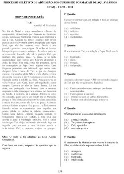 CFAQ - Provas Anteriores